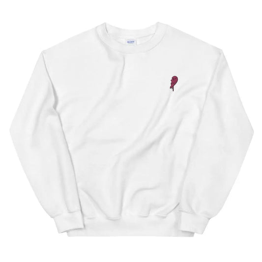 Best Friend Sweatshirt Left Half White Shop Broken Hearts 