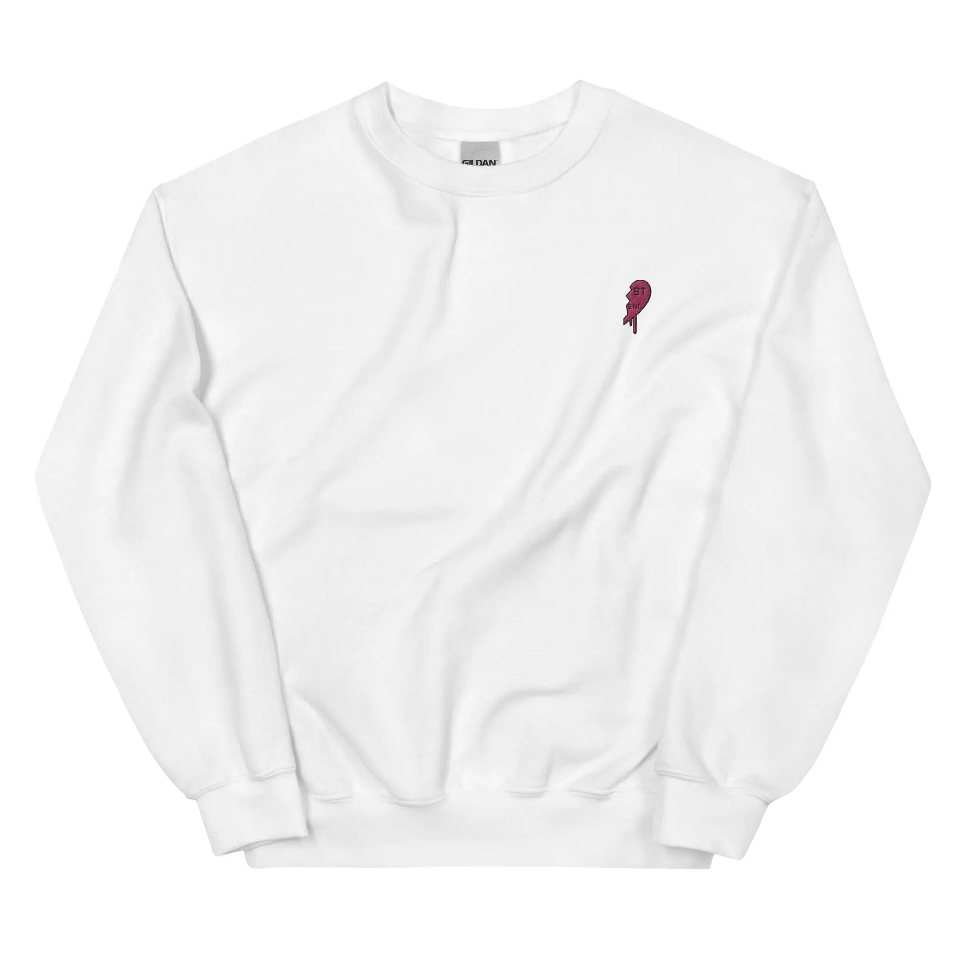 Best Friend Sweatshirt Right Half White - Image #1